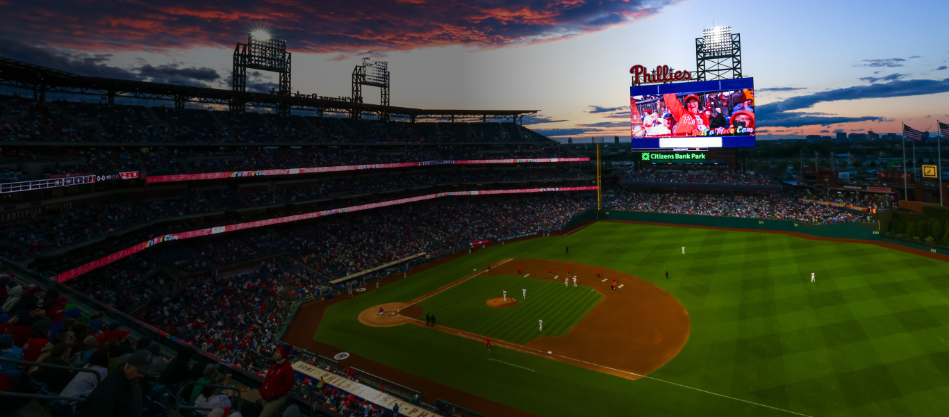 Baseball field background